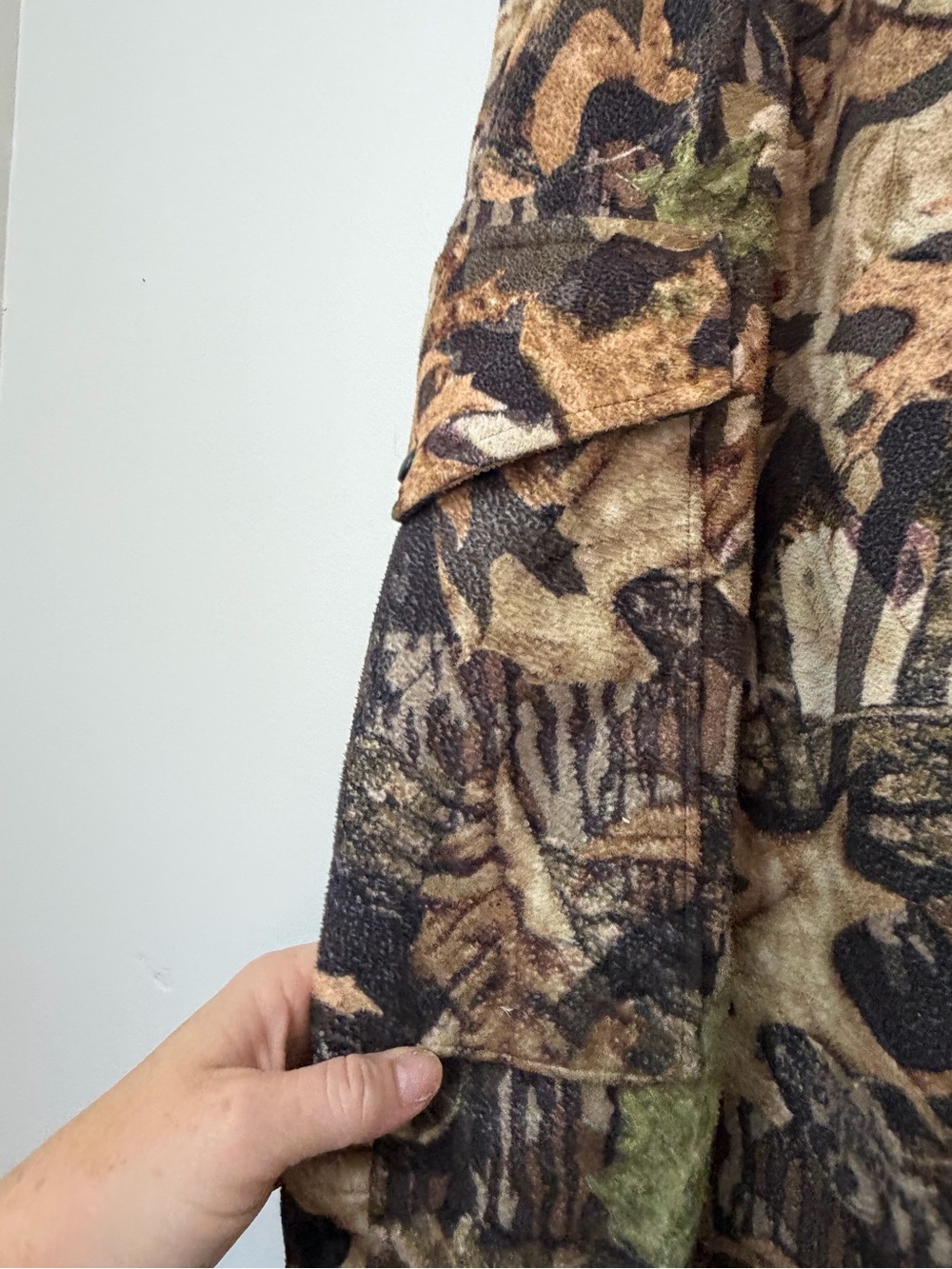 Mossy Oak Camo Fleece Hunting Cargo Pants Men’s 40x30 Outdoor - Picture 8 of 10